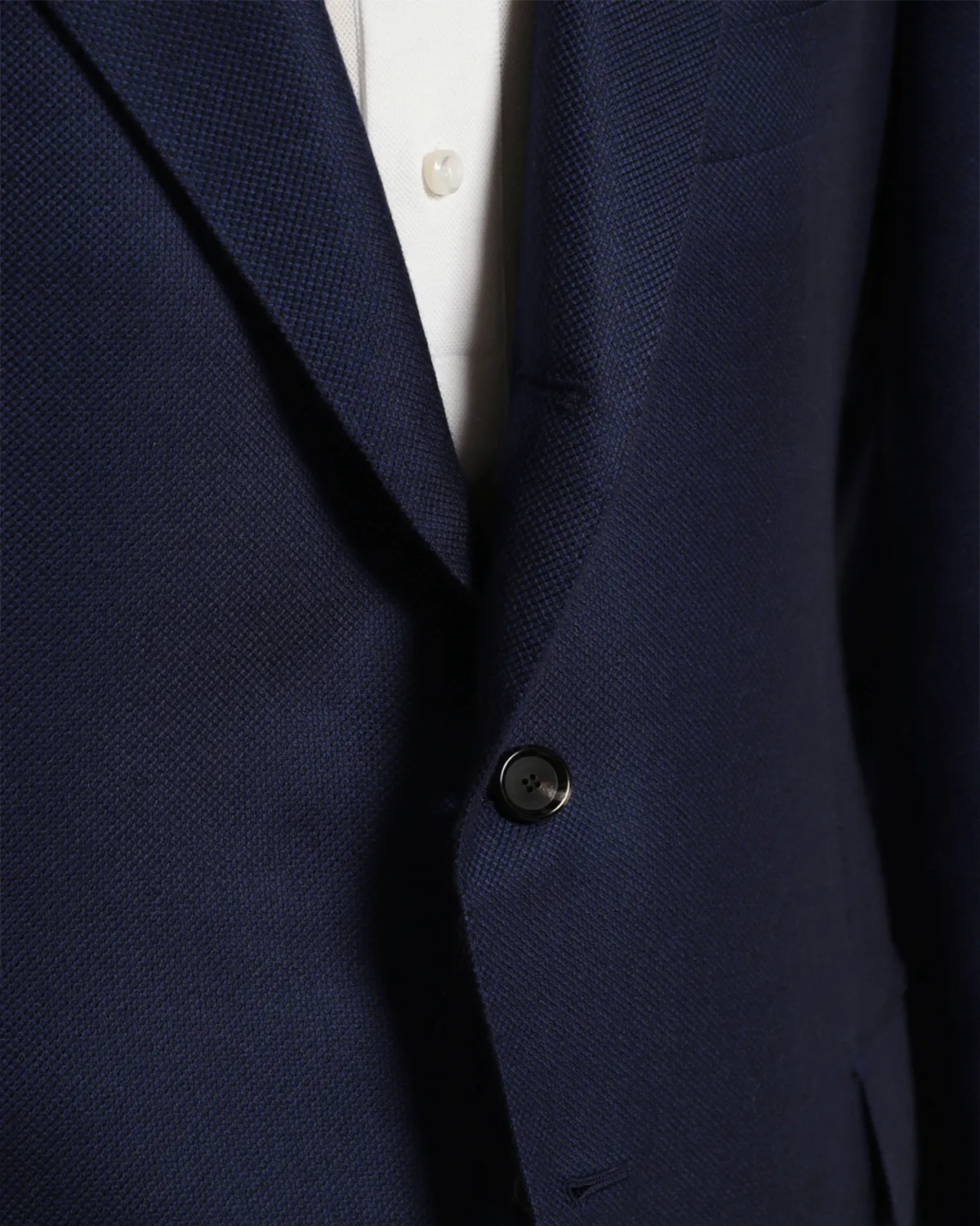 Navy Cashmere Blend Textured Sportcoat