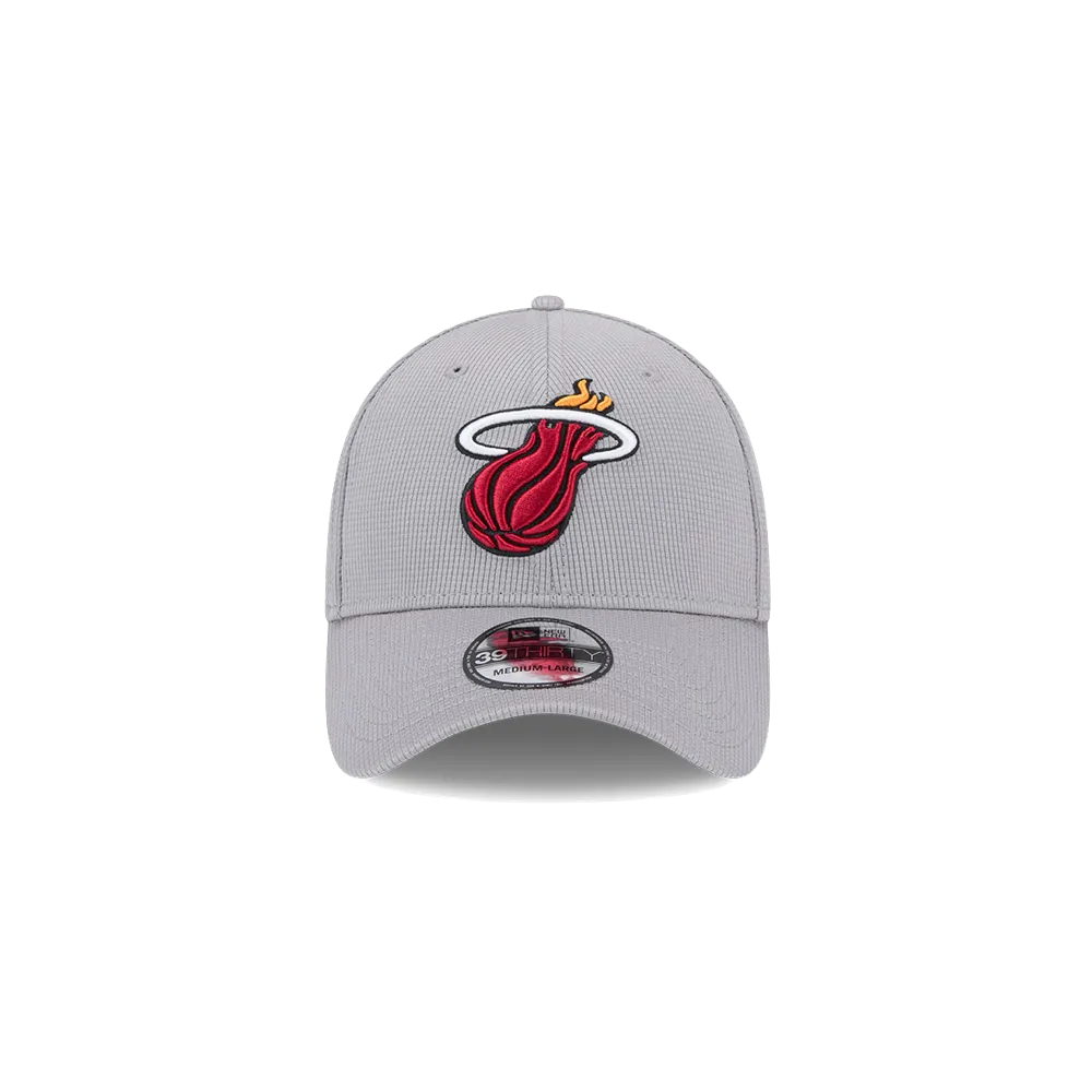 New Era Miami HEAT Grey Flex Fit Hat