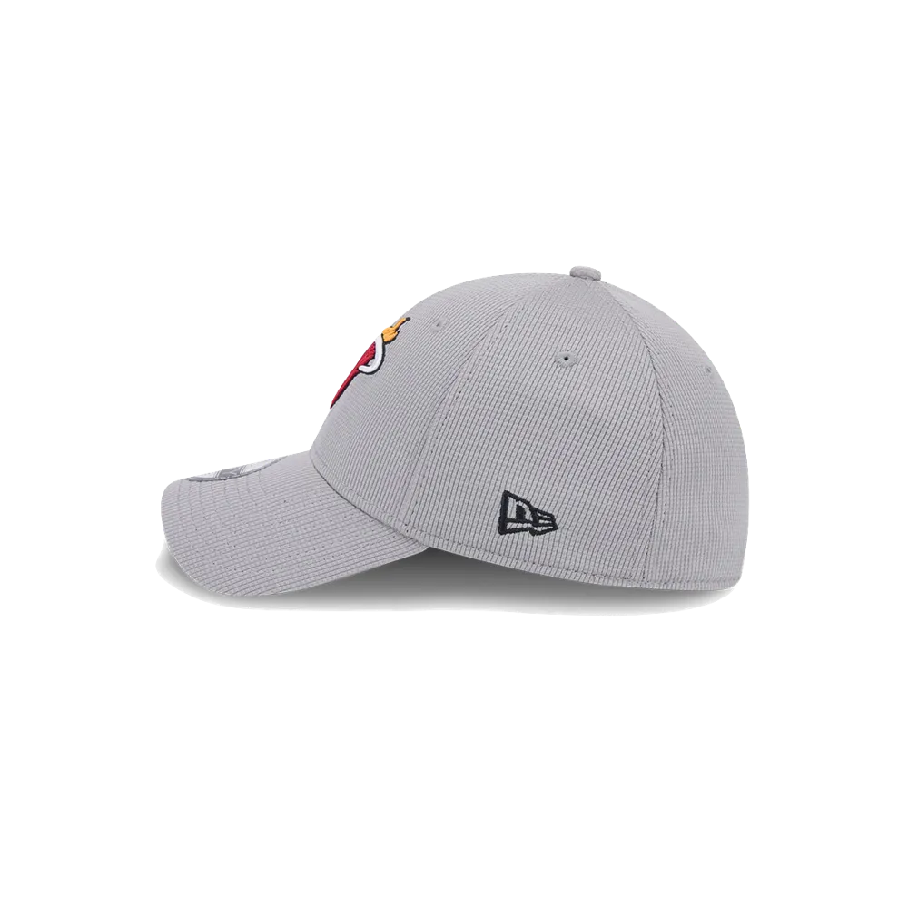 New Era Miami HEAT Grey Flex Fit Hat