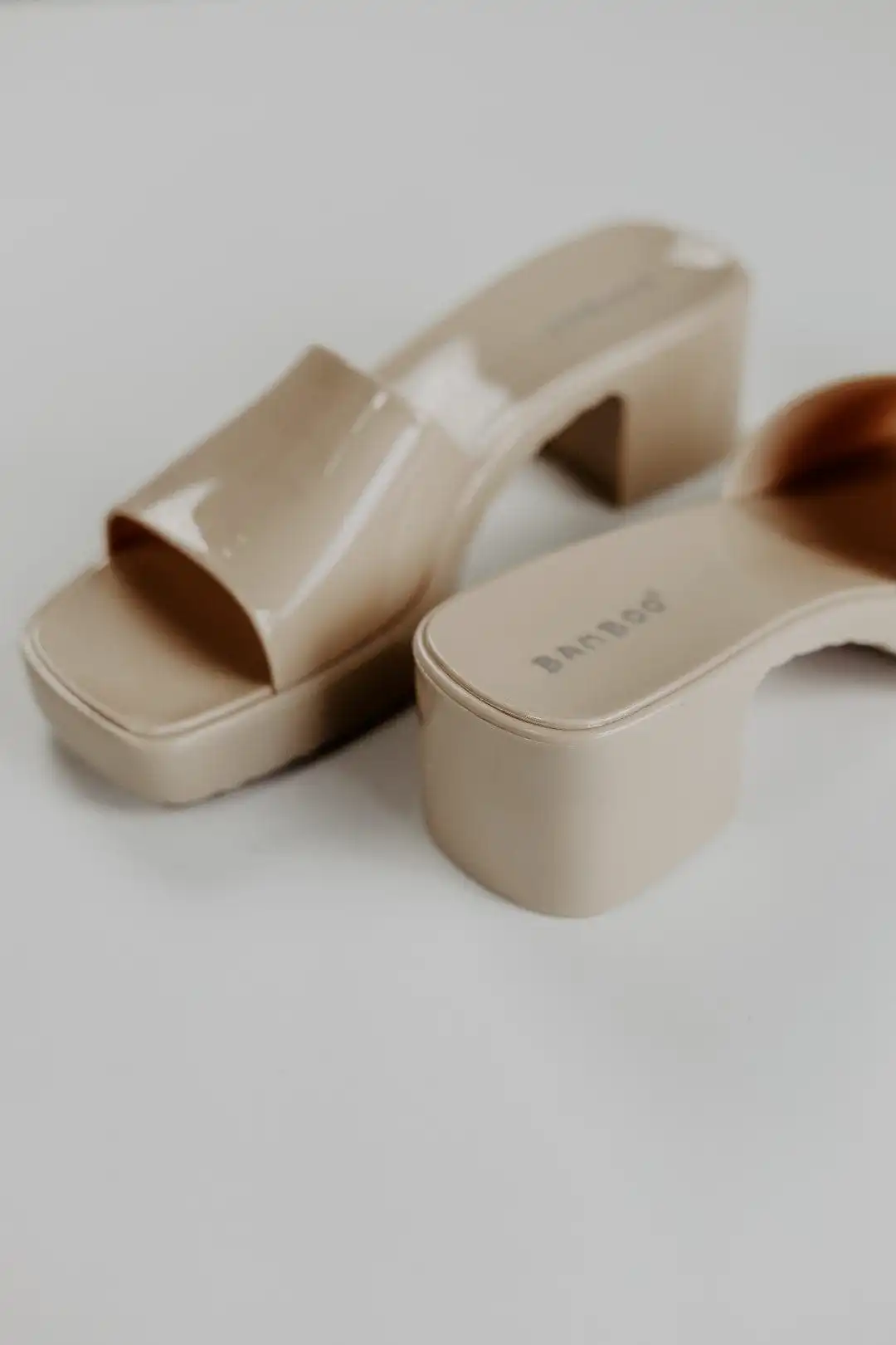 Nude Jelly Mules