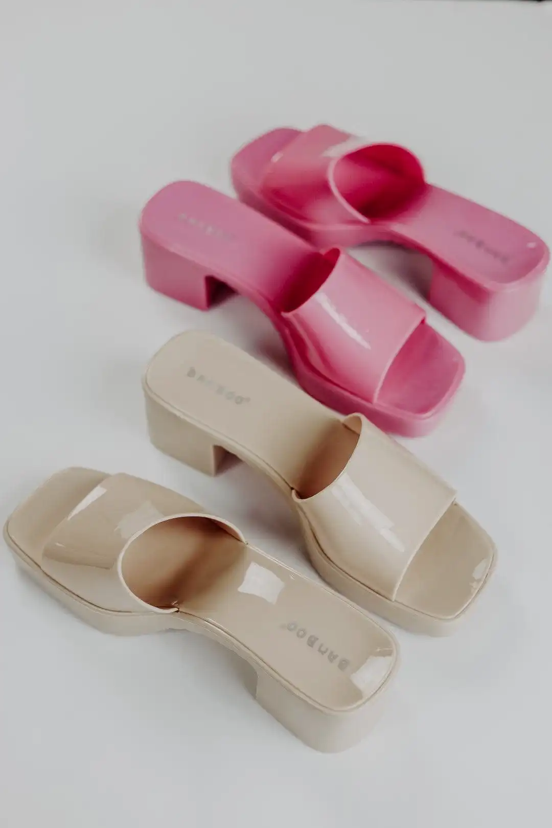 Nude Jelly Mules