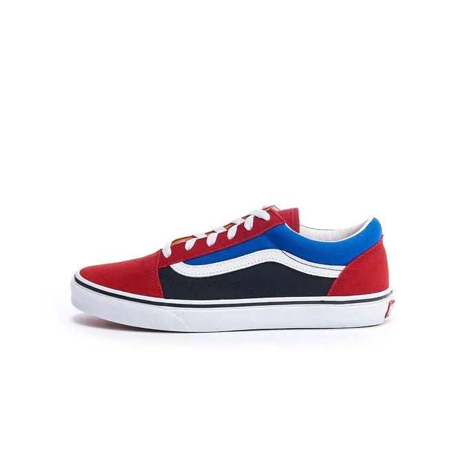 OLD SKOOL SNEAKERS IN SUEDE Kid Chilli Pepper Nautical Blue