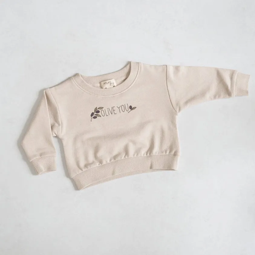 Olive You Crewneck