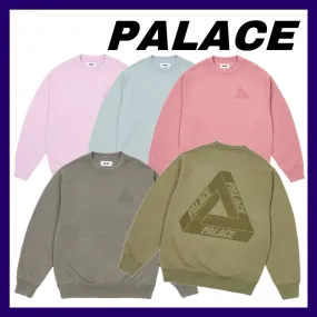 Palace Skateboards  |Crew Neck Street Style Long Sleeves Plain Cotton Logo