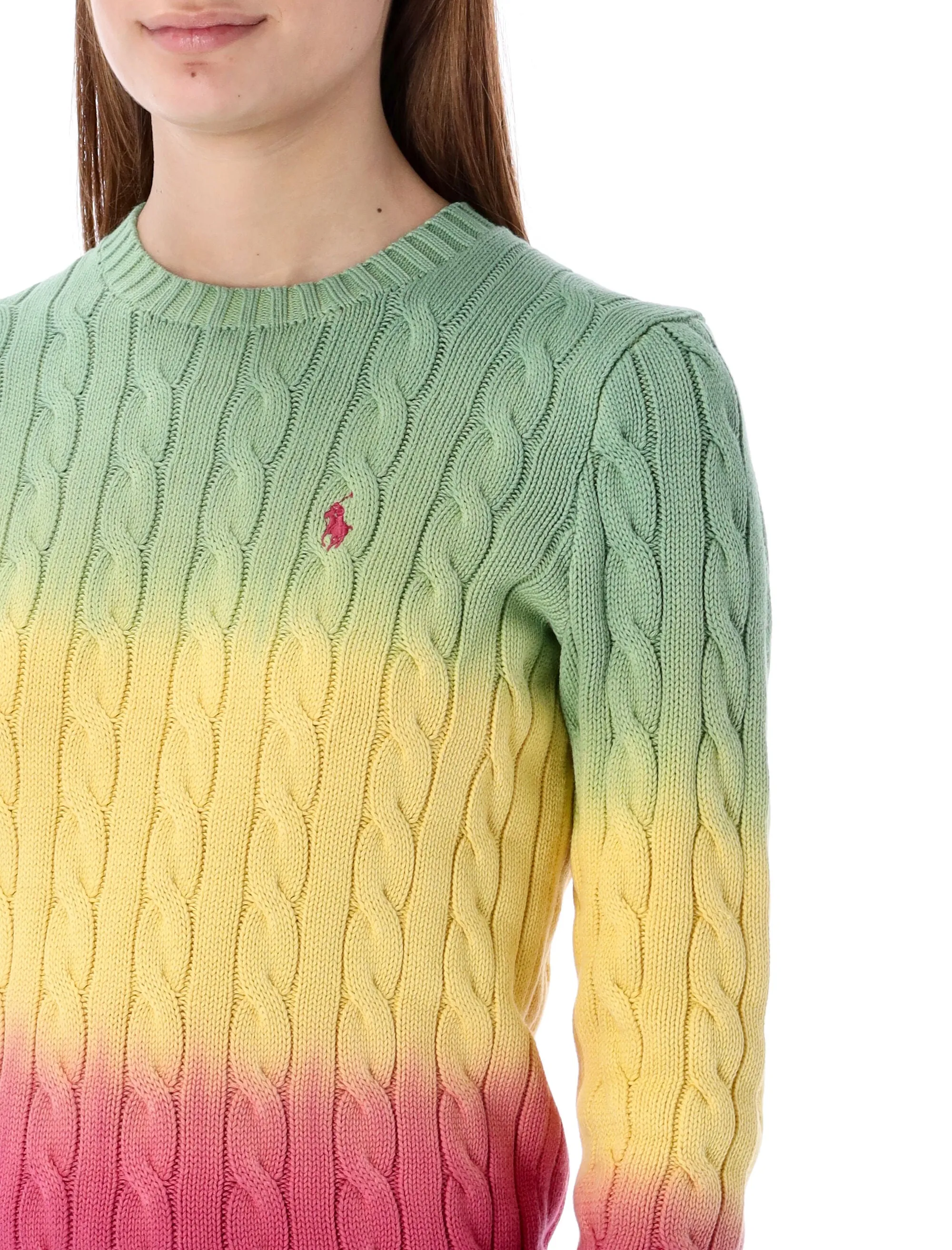 Polo Ralph Lauren Color-Block Logo Embroidered Sweater