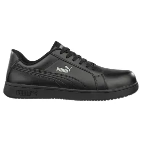 PUMA Safety 640005-200 Men's Iconic Smooth Composite Toe Safety Shoes - Black