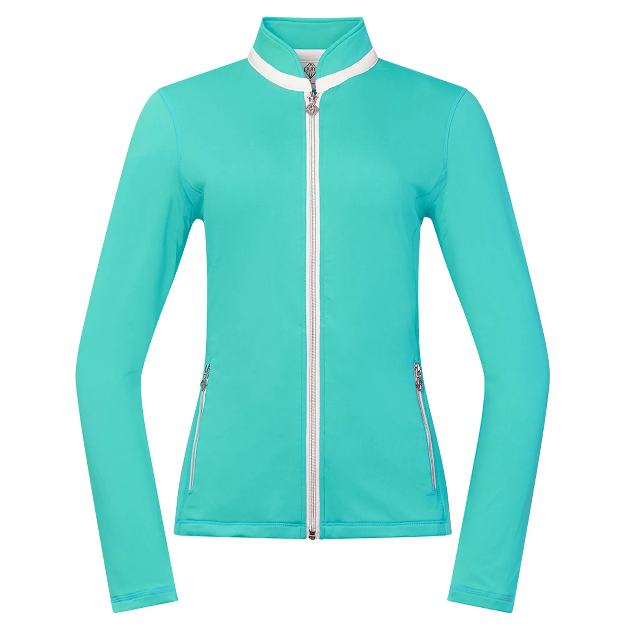 Pure Golf Mist Ladies Golf Jacket Ocean Blue