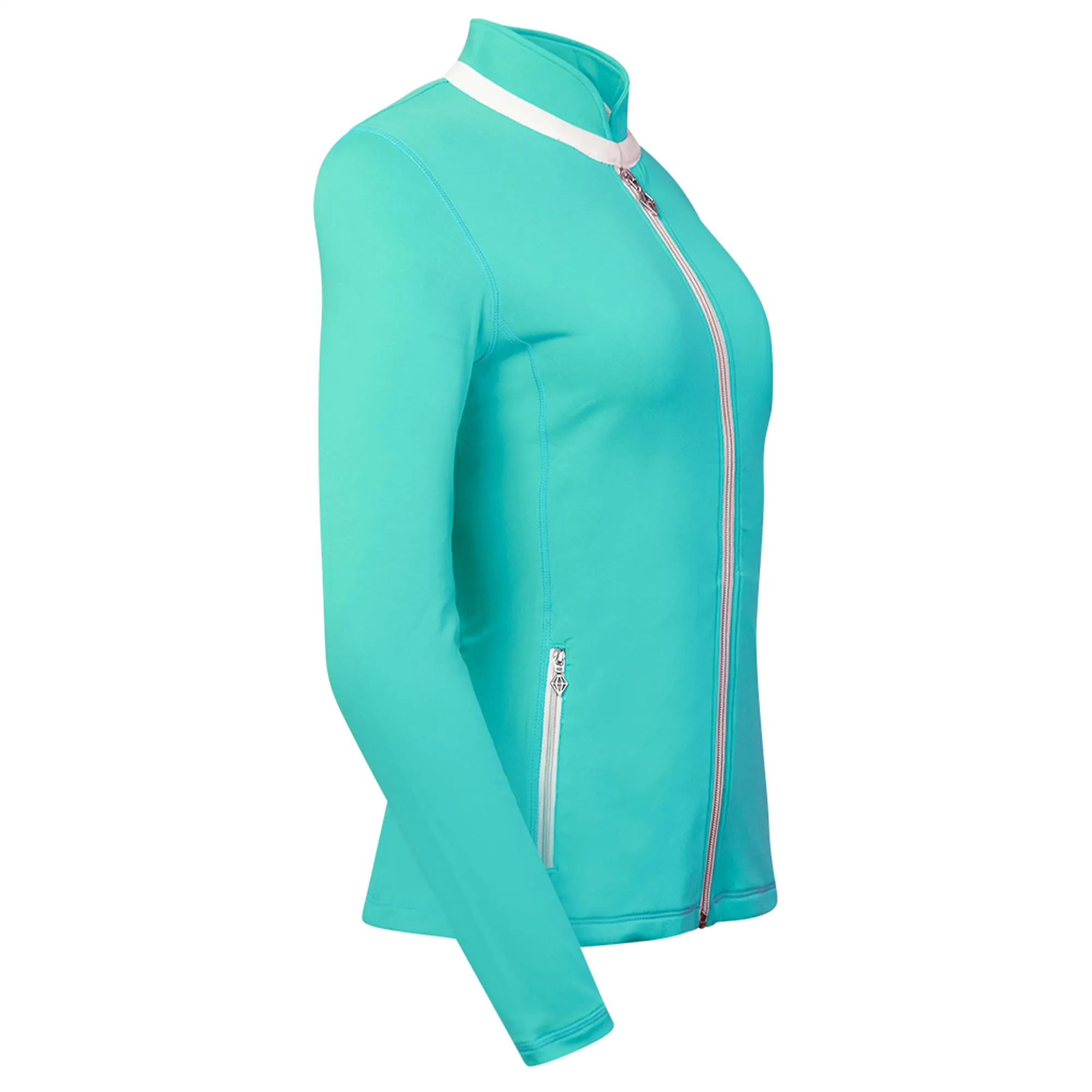 Pure Golf Mist Ladies Golf Jacket Ocean Blue