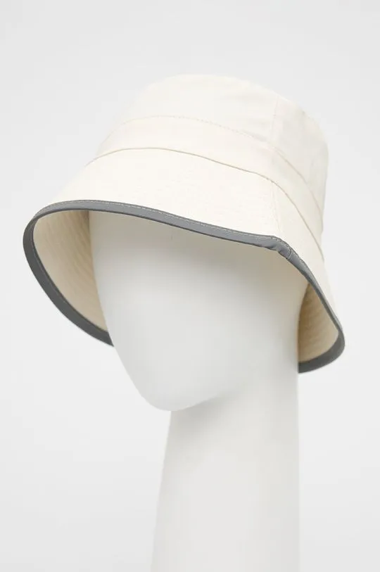 Rains hat 14070 Bucket Hat Reflective beige color