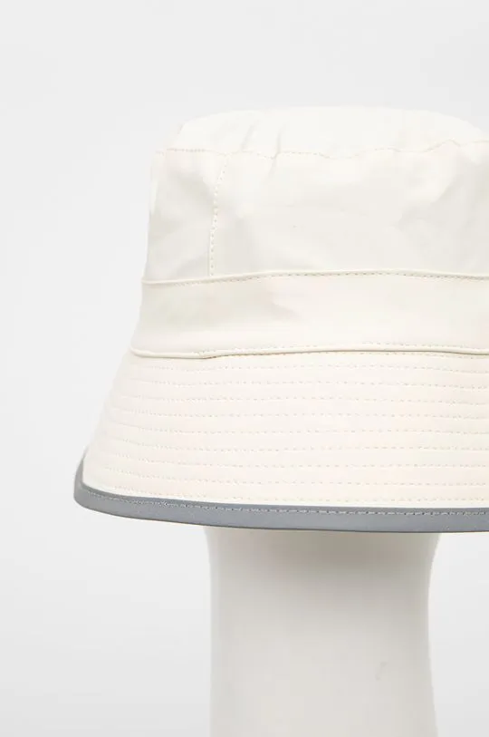 Rains hat 14070 Bucket Hat Reflective beige color