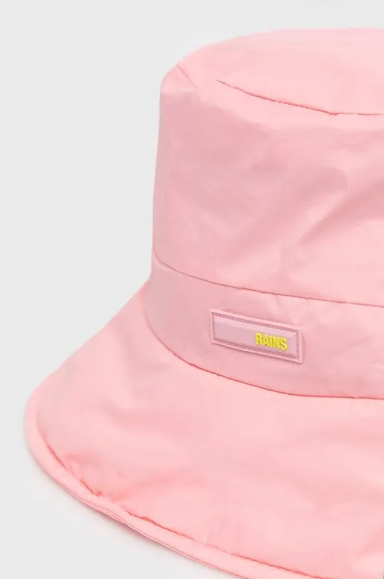 Rains hat 20040 Padded Nylon Bucket Hat pink color