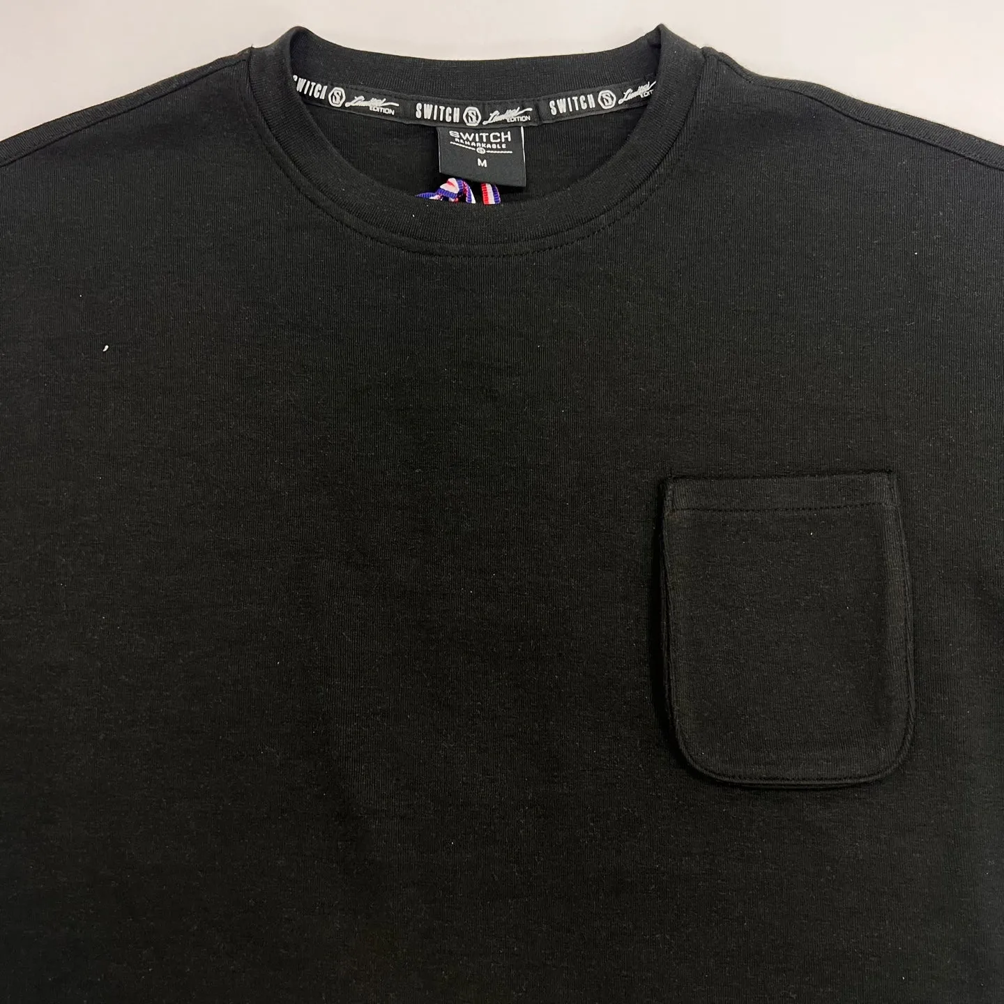 REBELMINDS Soft 3D Pocket Plain T-Shirt