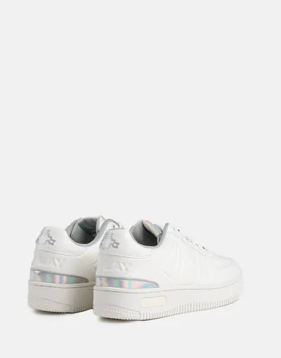 Replay Womens Epic Emboss Shoes Off White