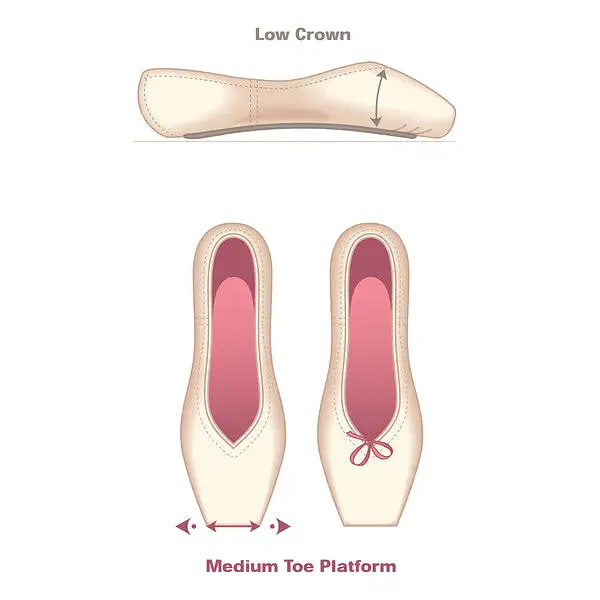 RP Almaz V Cut pointe shoes FM