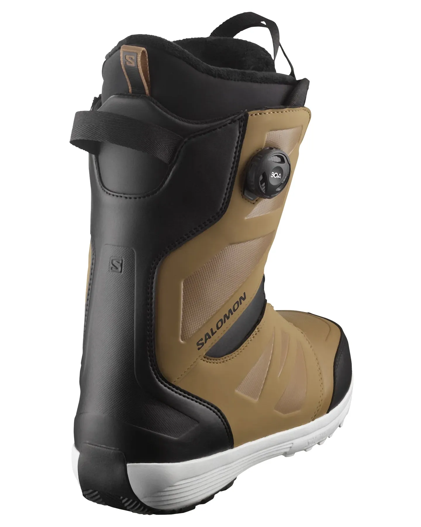 Salomon Launch Boa Sj Snowboard Boots - Sepia Tint/Black/White - 2024