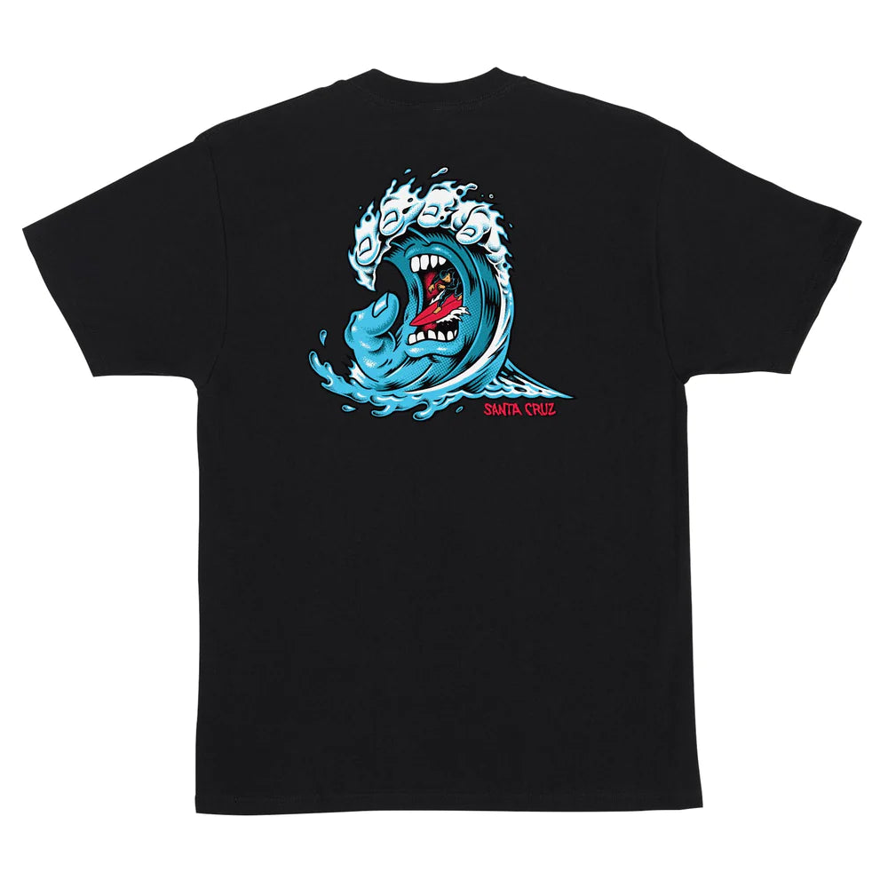 SANTA CRUZ Screaming Wave Mens T-Shirt