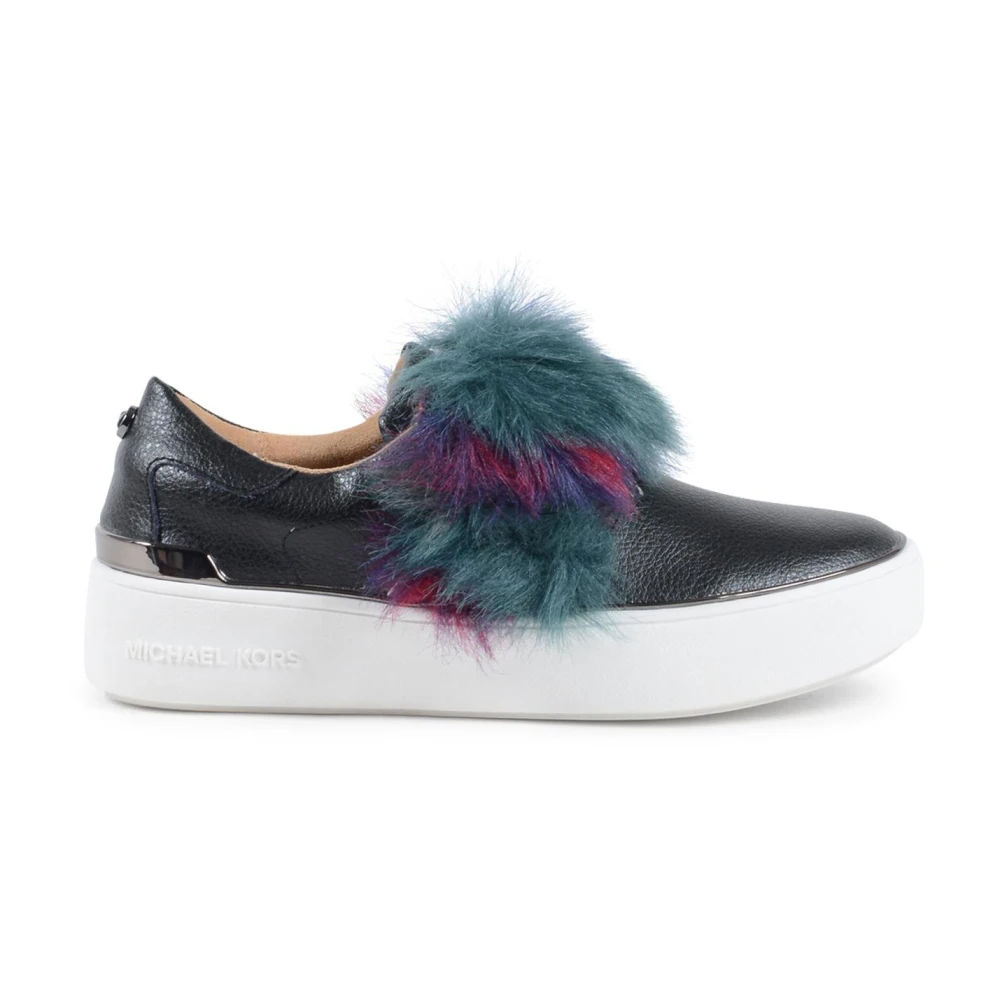 Sneakers Slip-On in Pelle Nera