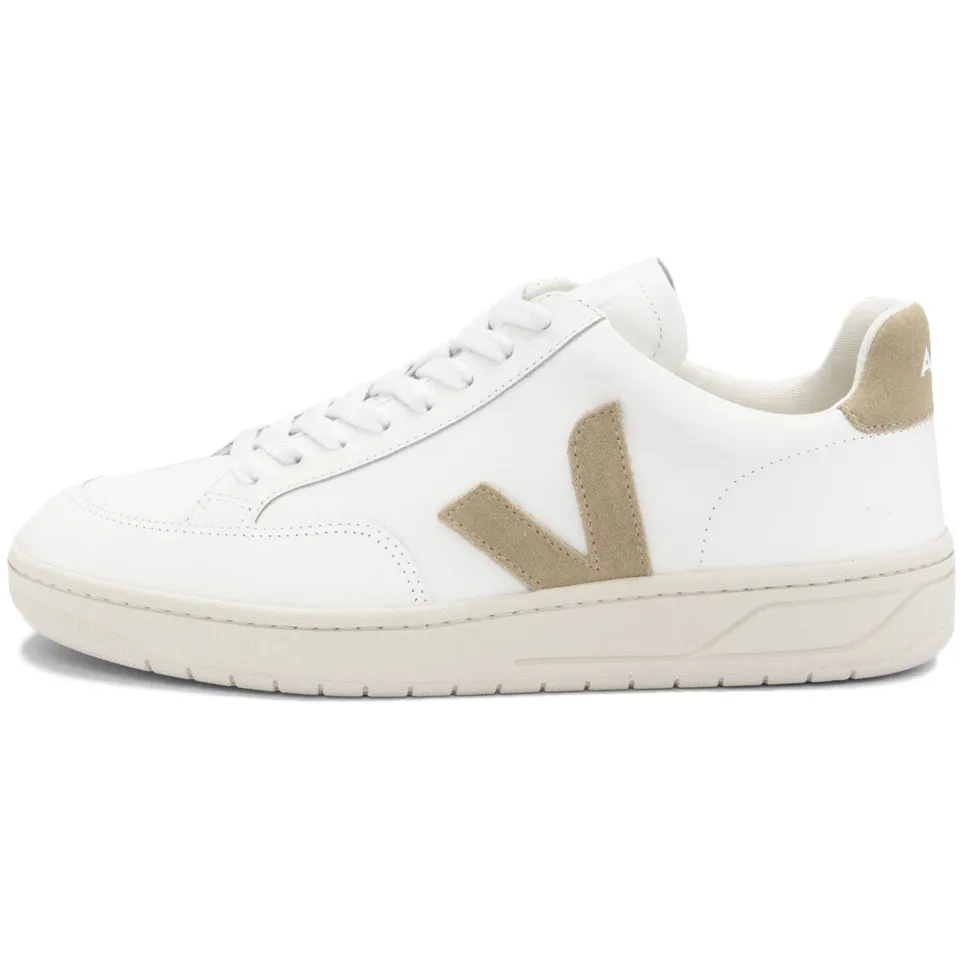 SNEAKERS V 12 LEATHER Donna White Dune