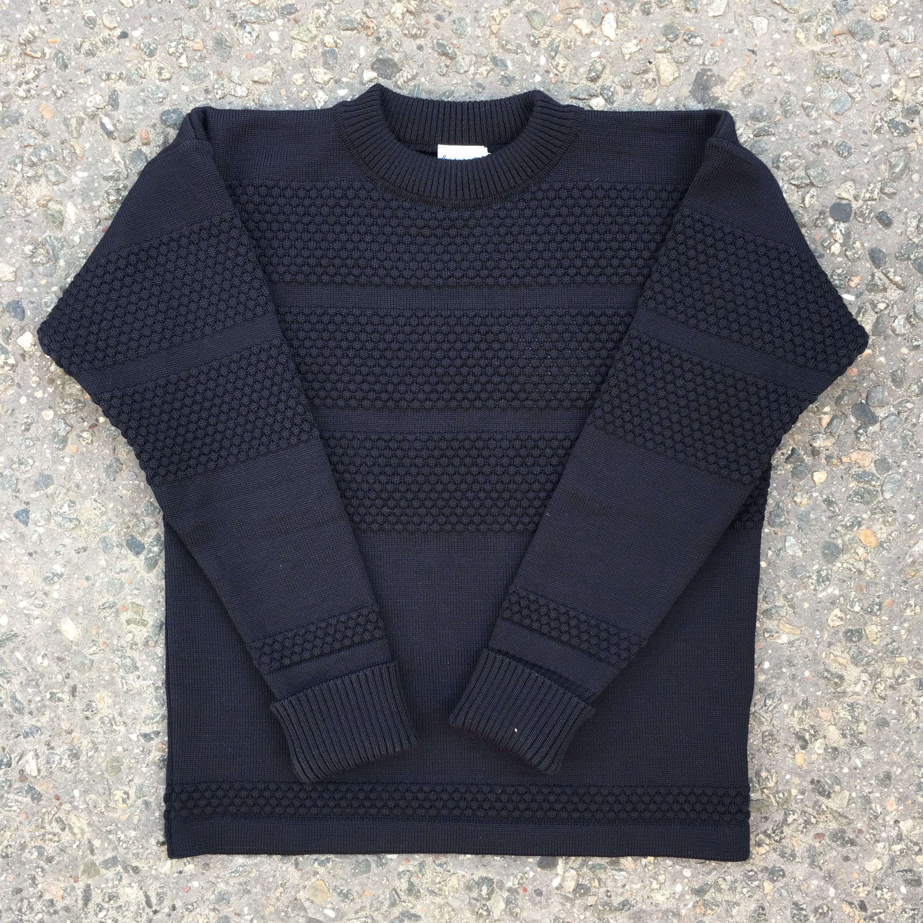 SNS - Fisherman Crew neck (Navy Blue)