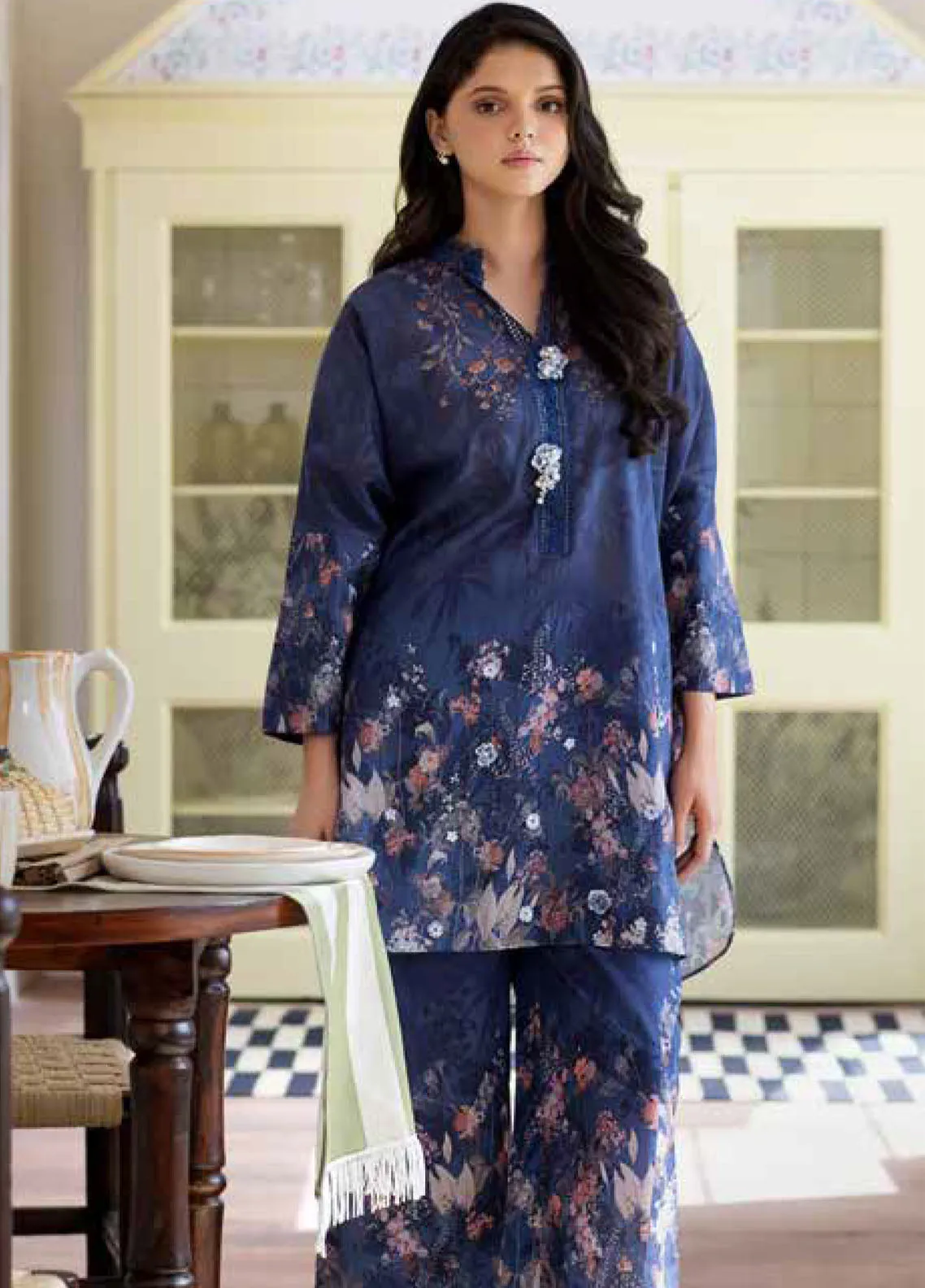 Sobia Nazir Basic Embroidered Lawn 2 Piece Unstitched Suit SN24B 5B