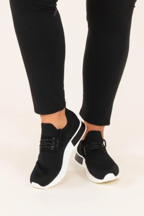 Sporty Babe Sneakers, Black