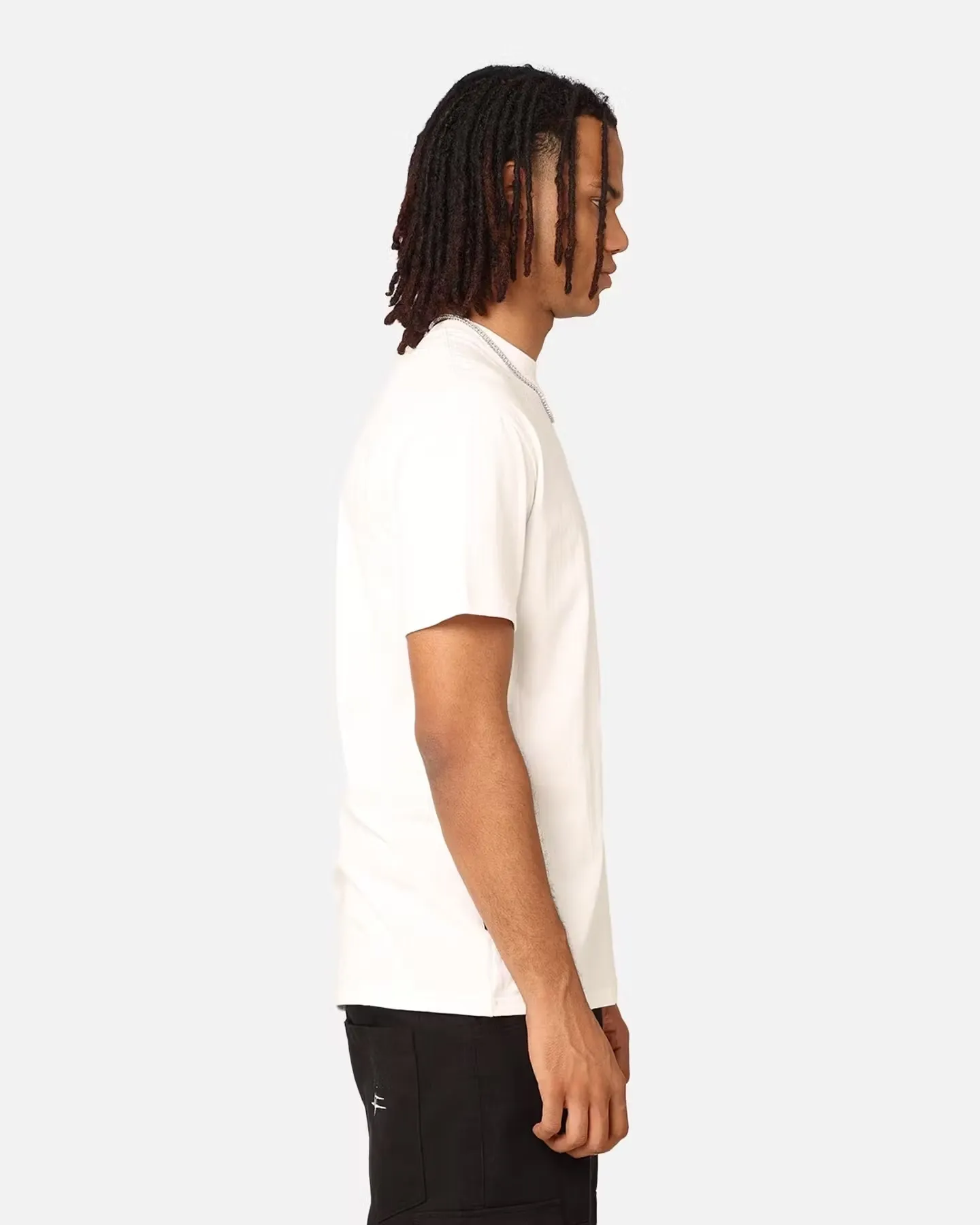 STUSSY  |Street Style Plain Logo Skater Style T-Shirts