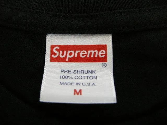 Supreme  |20SS ◆ Size M ◆ Supreme Time Tee Short-sleeved T-shirt Black