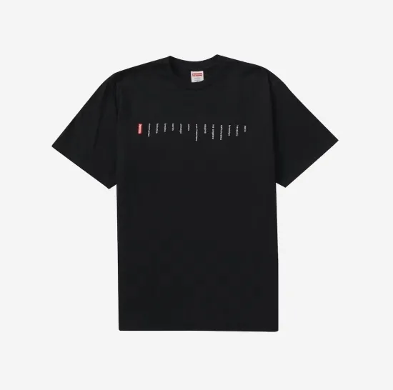 Supreme  |Unisex Street Style Cotton Logo Skater Style T-Shirts