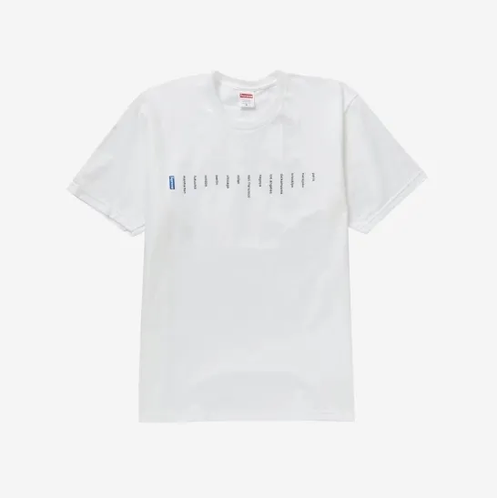 Supreme  |Unisex Street Style Cotton Logo Skater Style T-Shirts