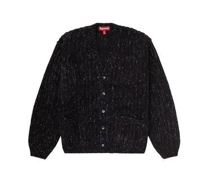 Supreme  |Unisex Street Style Plain Logo Skater Style Cardigans