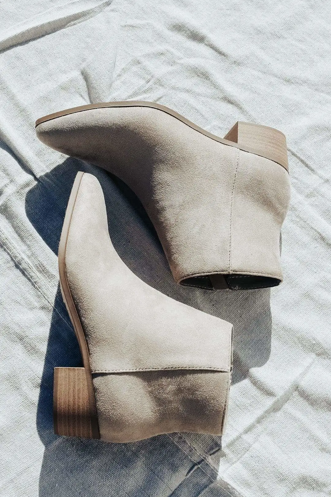 Taupe Take A Trip Booties