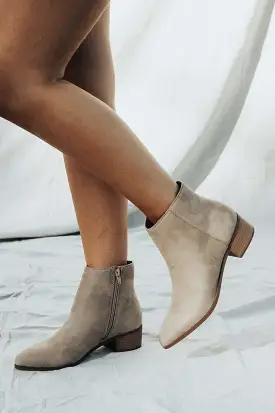 Taupe Take A Trip Booties