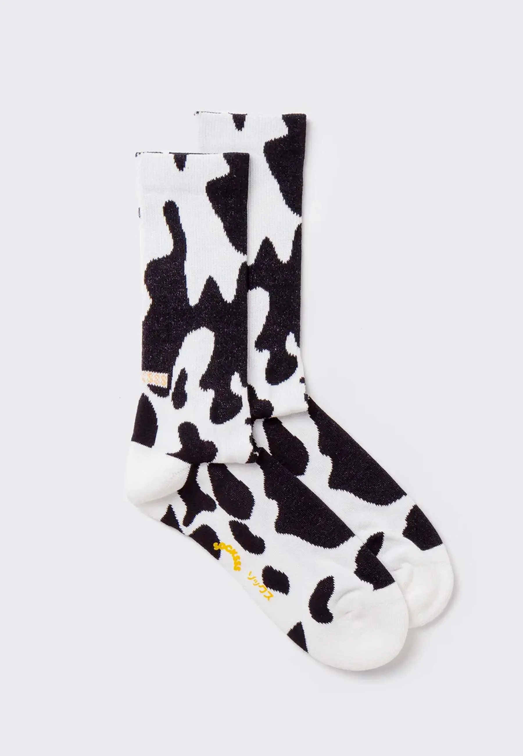 Tennis Pattern Socks - saddle ranch