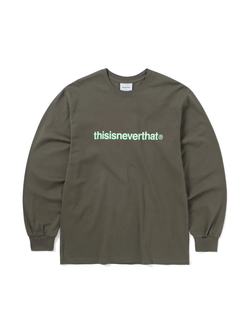 thisisneverthat  |Unisex Street Style Plain Cotton Logo Skater Style T-Shirts