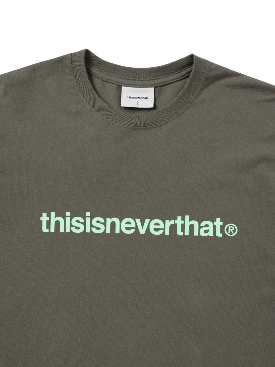 thisisneverthat  |Unisex Street Style Plain Cotton Logo Skater Style T-Shirts