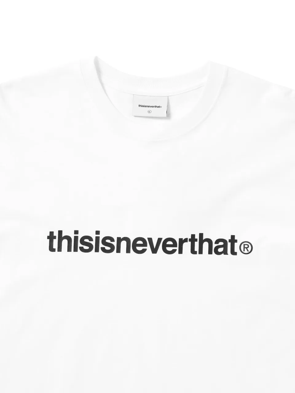 thisisneverthat  |Unisex Street Style Plain Cotton Logo Skater Style T-Shirts