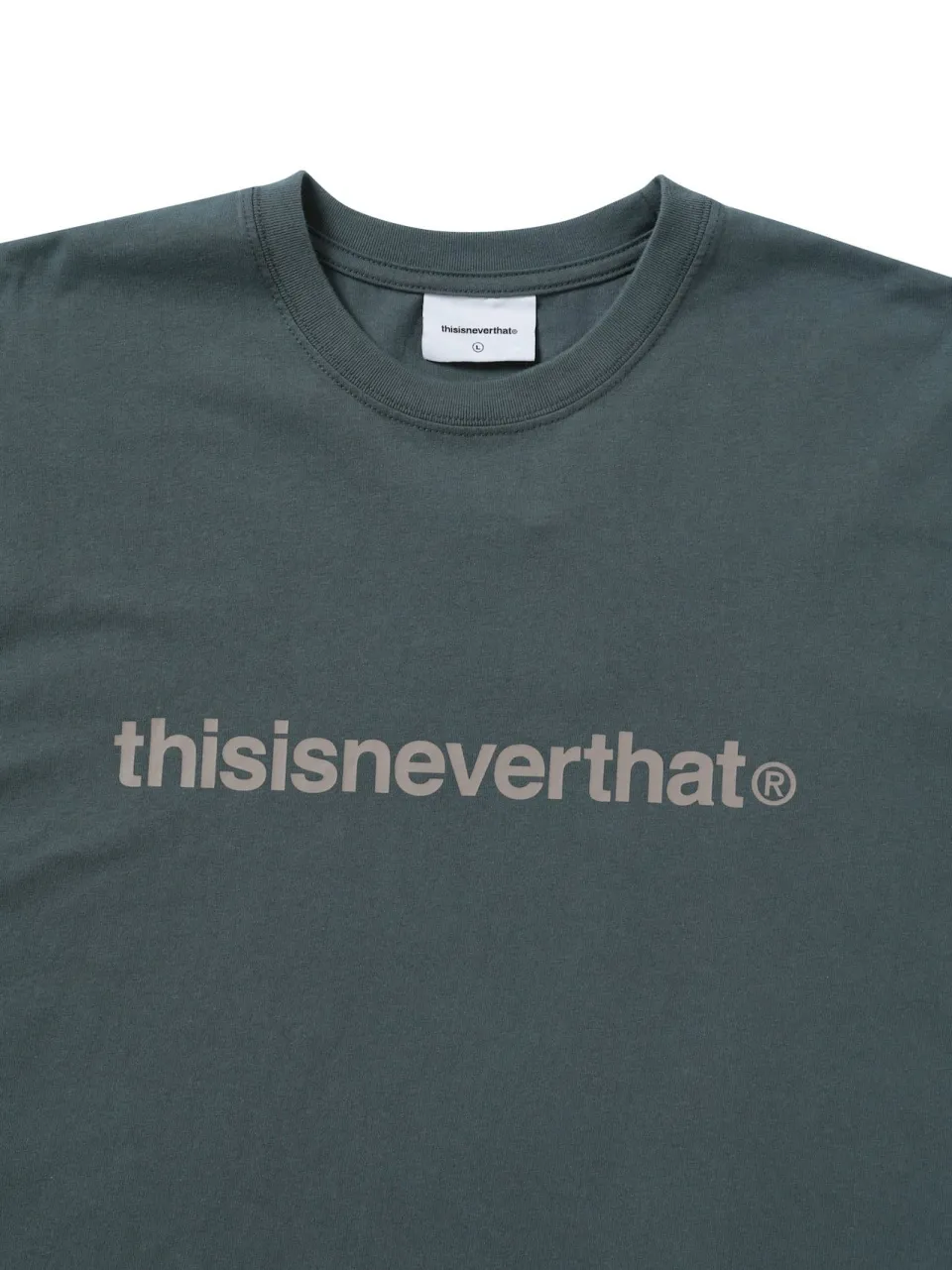 thisisneverthat  |Unisex Street Style Plain Cotton Logo Skater Style T-Shirts