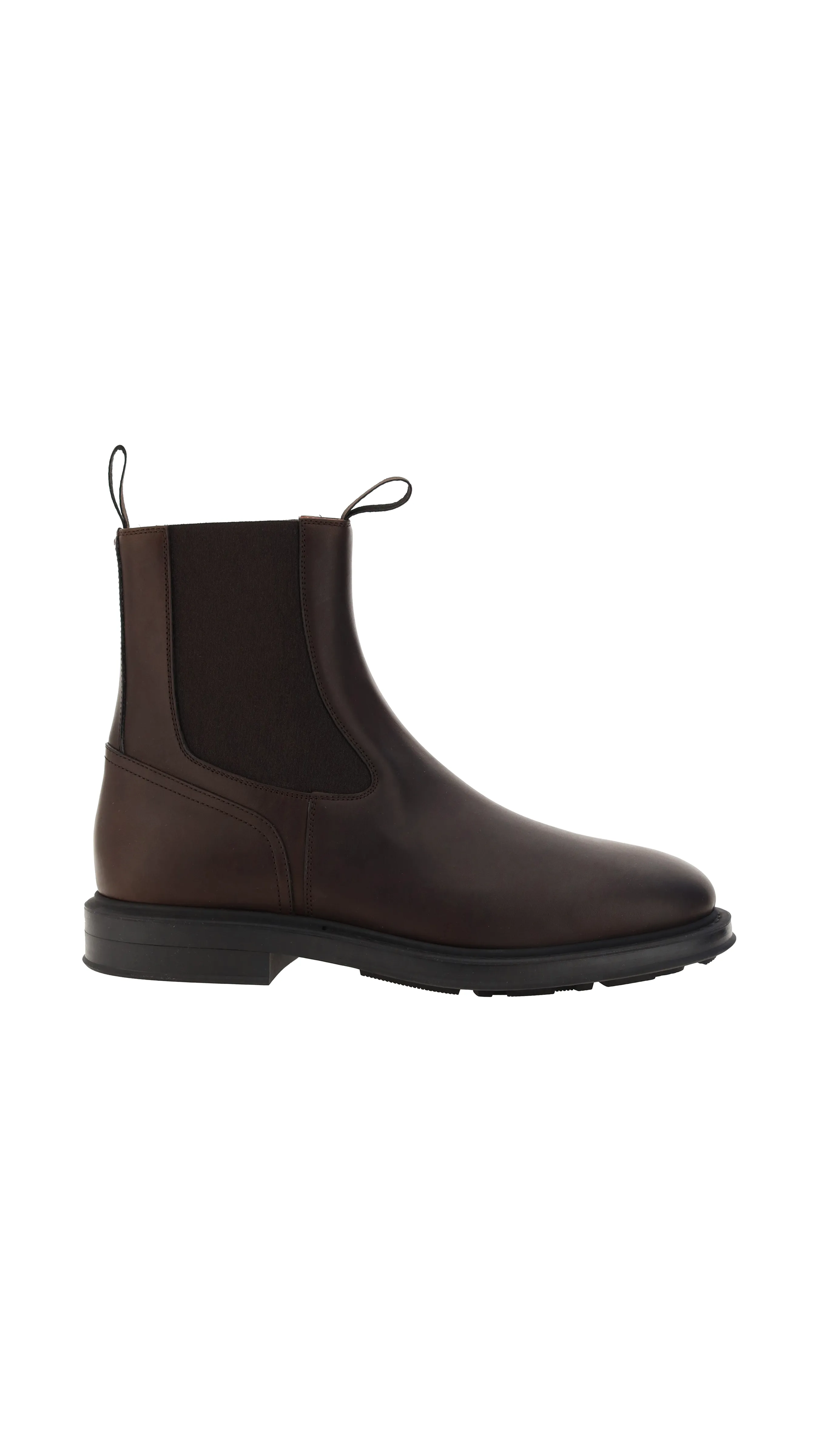 Travis Leather Chelsea Boots - Ultra-Dark Brown