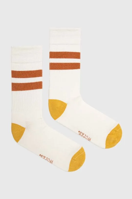 Universal Works socks beige color