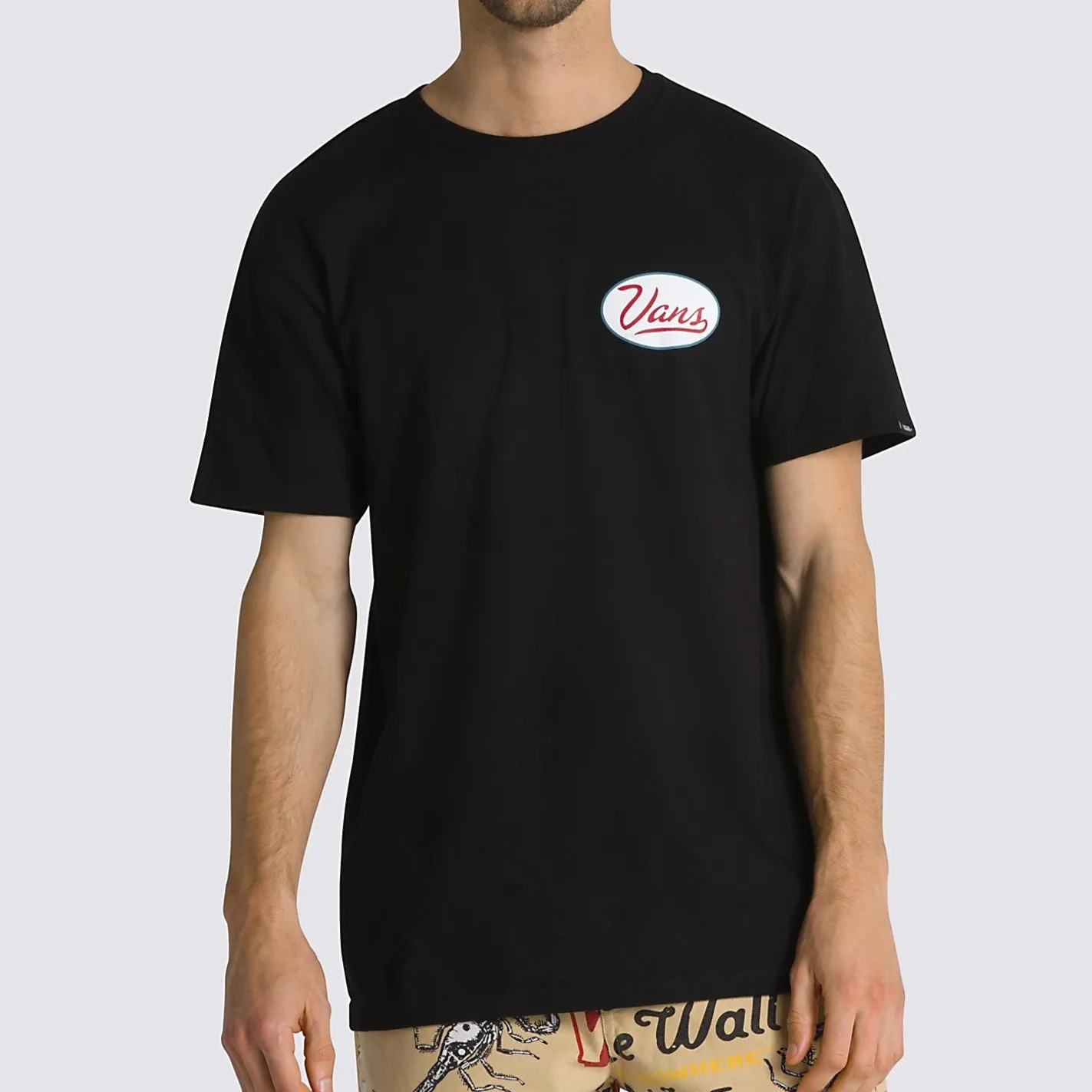 VANS Gas Station Logo T-Shirt - Black