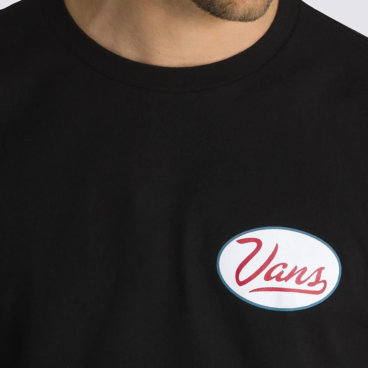 VANS Gas Station Logo T-Shirt - Black