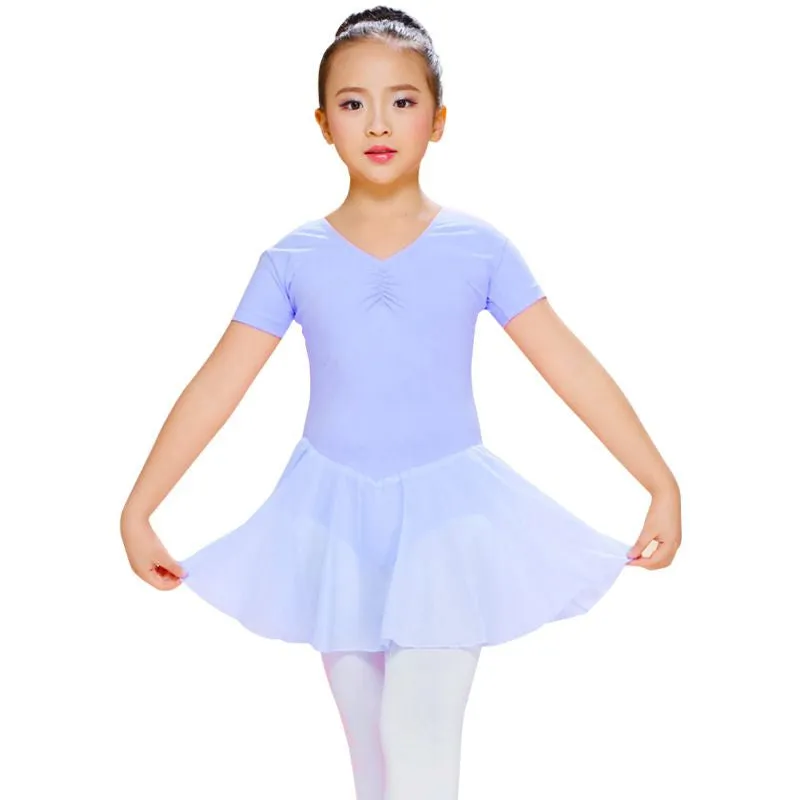 WholePrice Girl Kid Skirt Ballet Leotard Tutu Dress Toddler Skating Dancewear 3-12 Years SM6