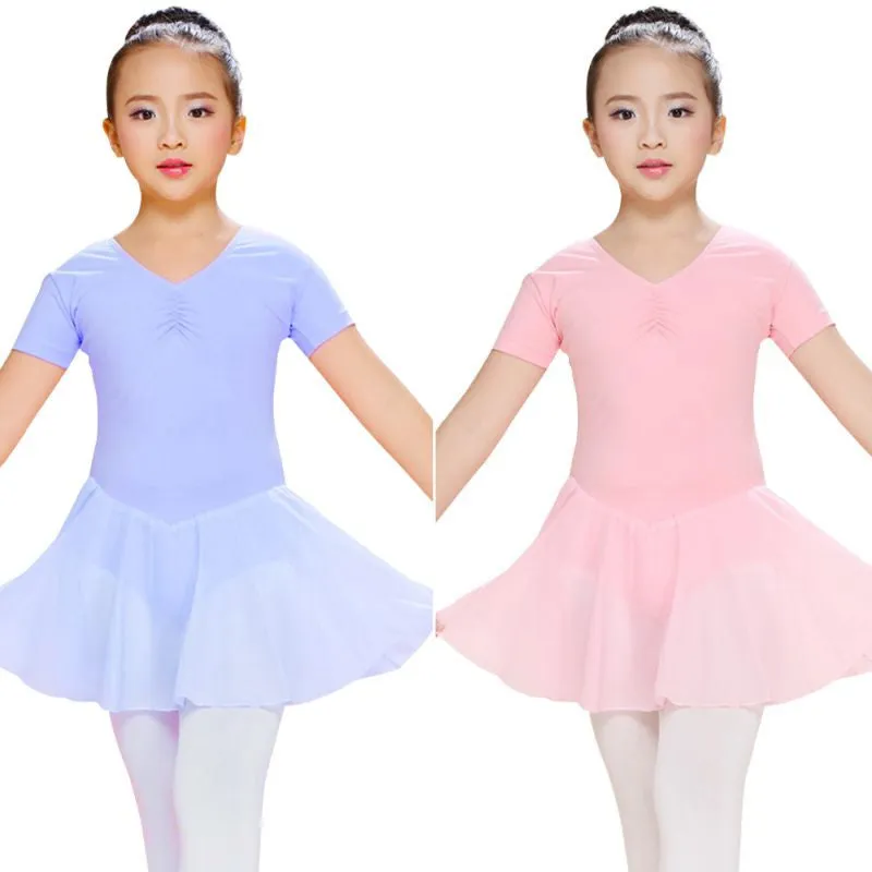 WholePrice Girl Kid Skirt Ballet Leotard Tutu Dress Toddler Skating Dancewear 3-12 Years SM6