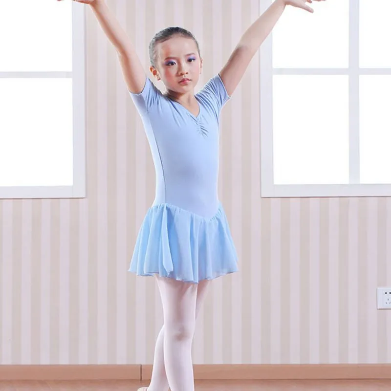 WholePrice Girl Kid Skirt Ballet Leotard Tutu Dress Toddler Skating Dancewear 3-12 Years SM6