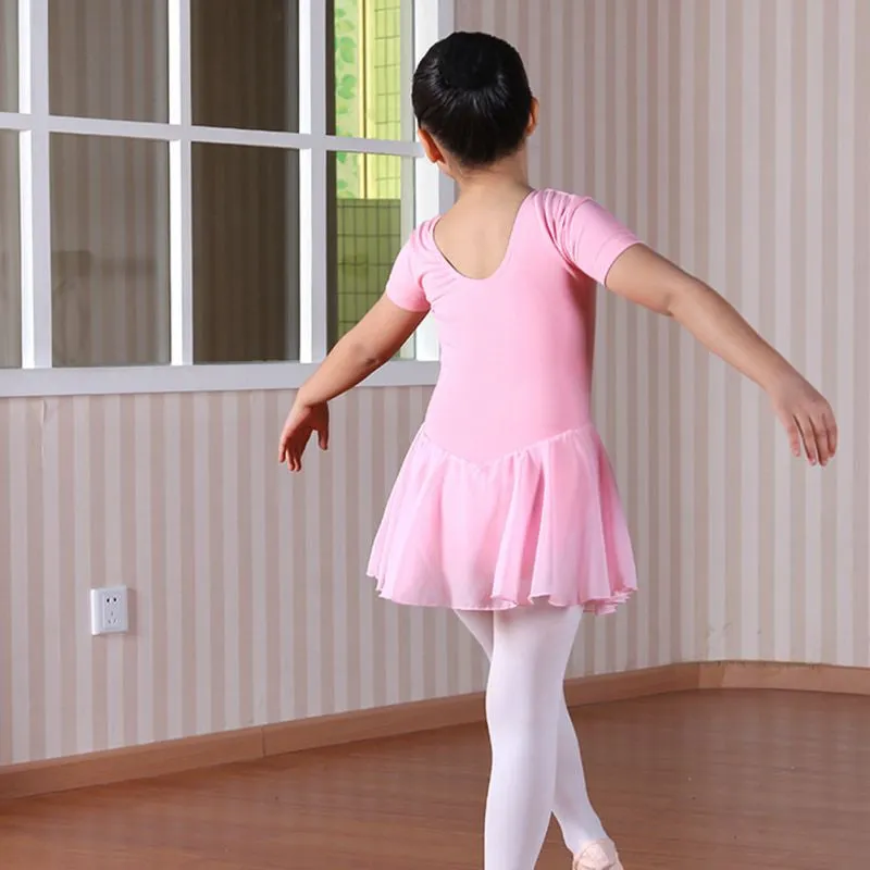 WholePrice Girl Kid Skirt Ballet Leotard Tutu Dress Toddler Skating Dancewear 3-12 Years SM6