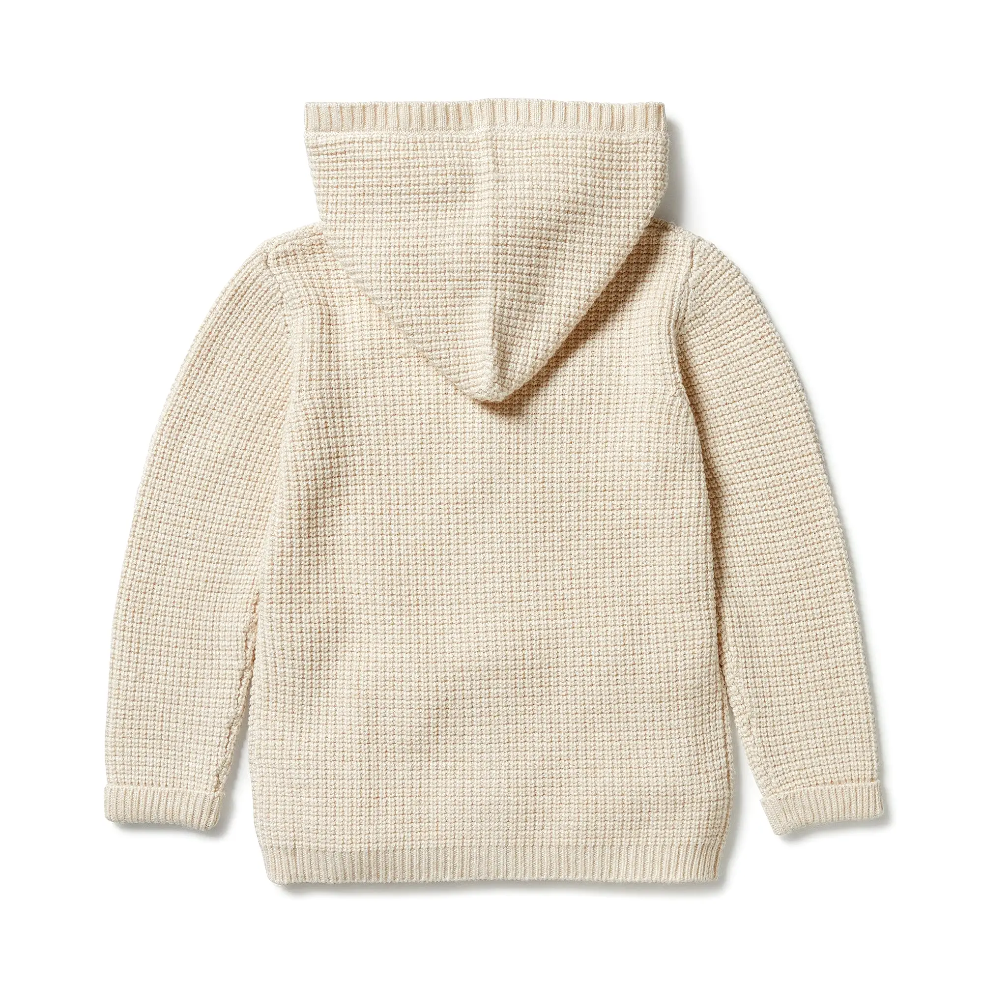 Wilson & Frenchy Knitted Button Jacket - Sand Melange