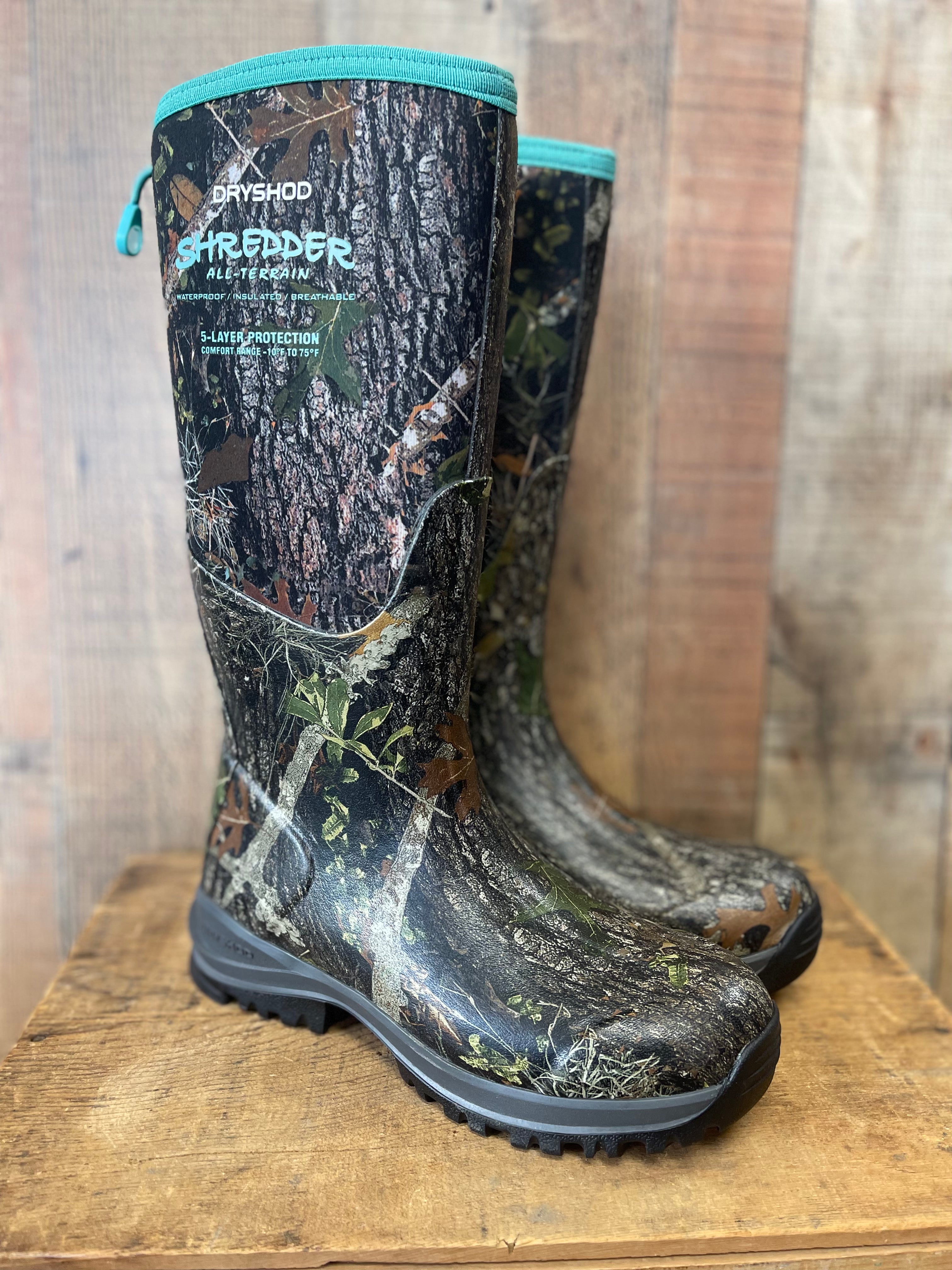 Women's Turquoise Camo Shredder MXT Hunting Boots