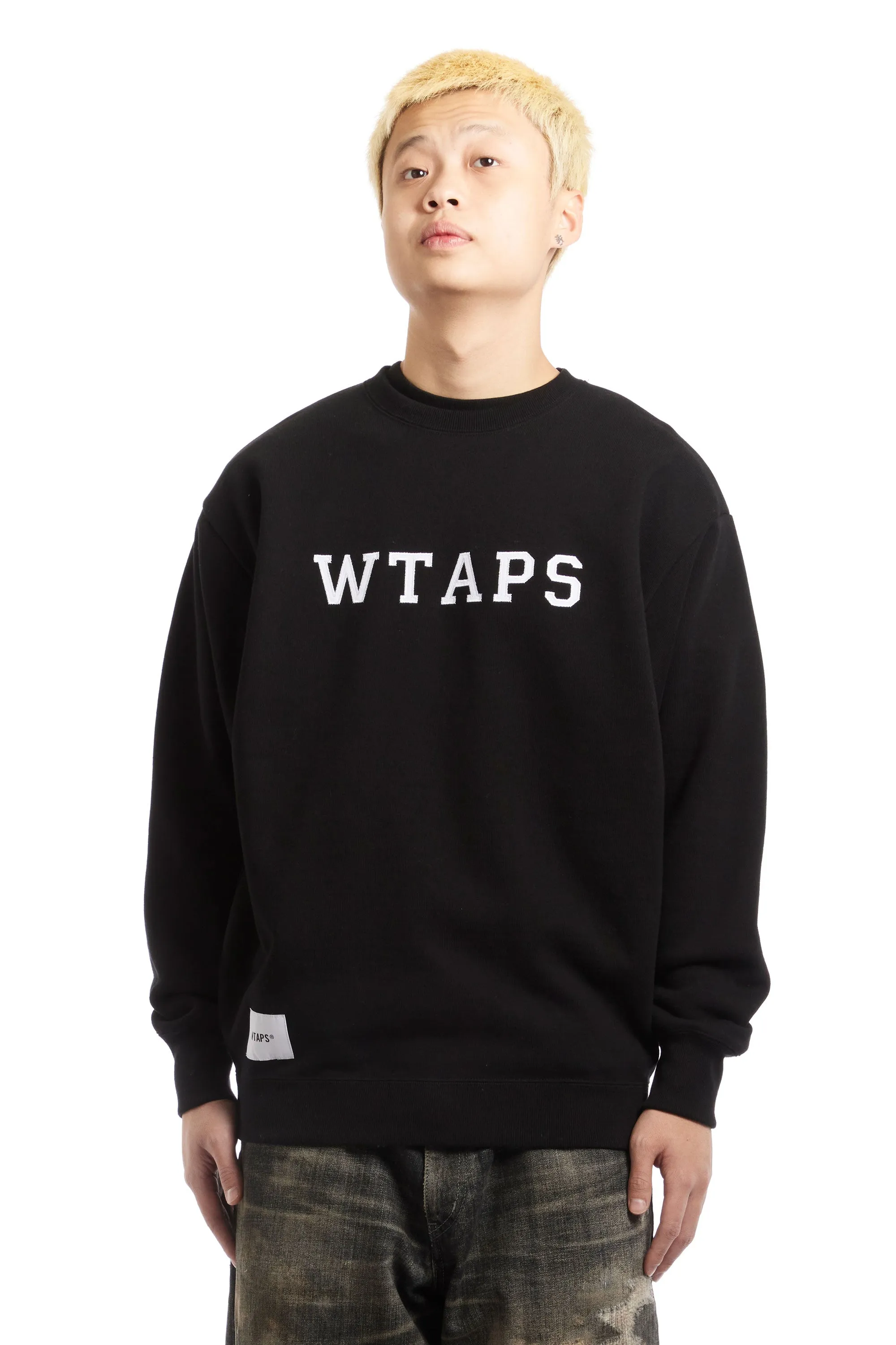 WTAPS - COLLEGE APPLIQUE SWEATER CUT & SEW 03 SS24